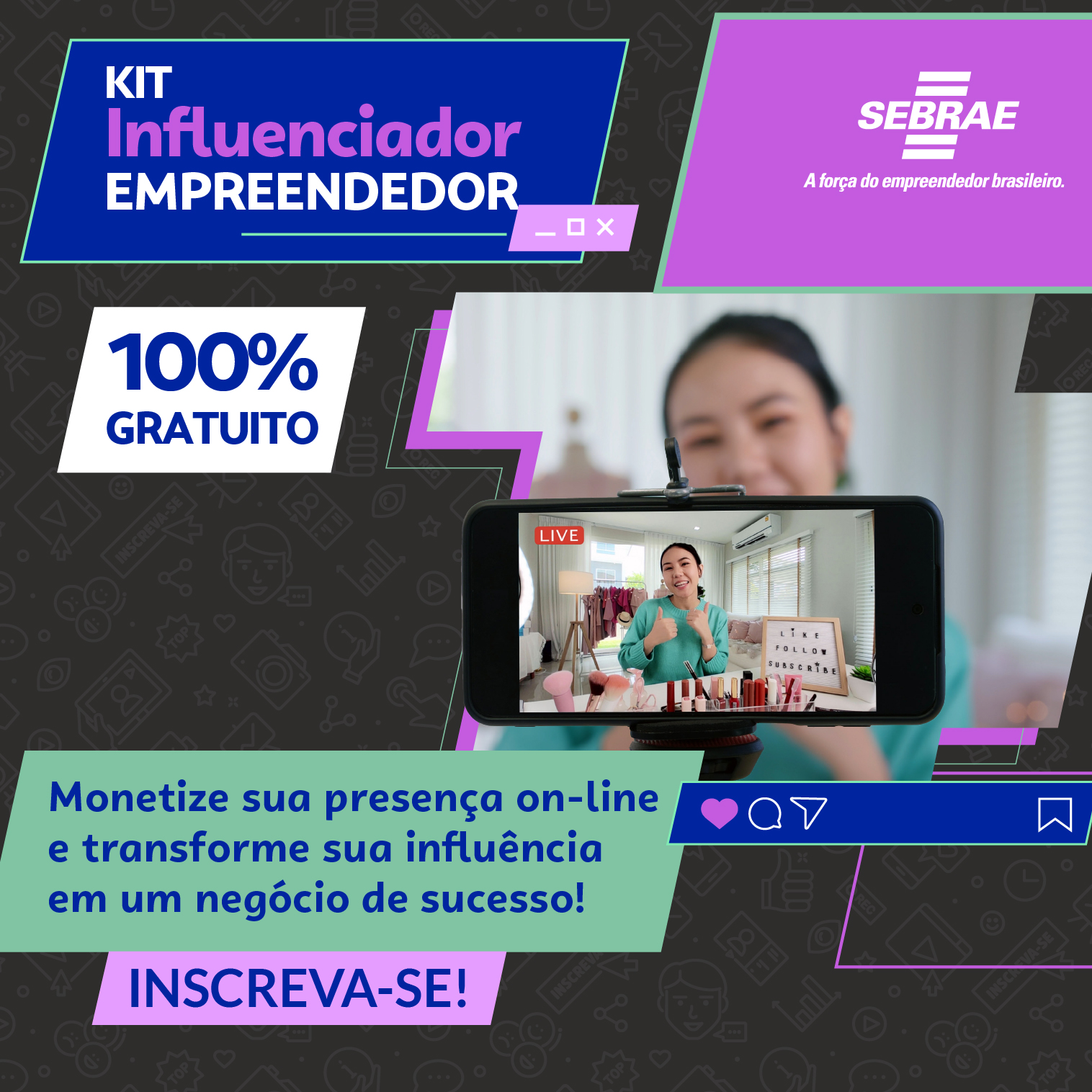 Kit - INFLUENCIADOR EMPREENDEDOR